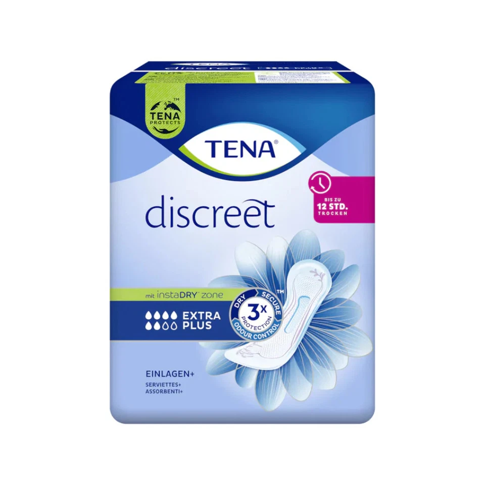 TENA Lady Discreet Extra Plus Inkontinenzeinlage | Packung (16 Stück) - Bild 1 von 1