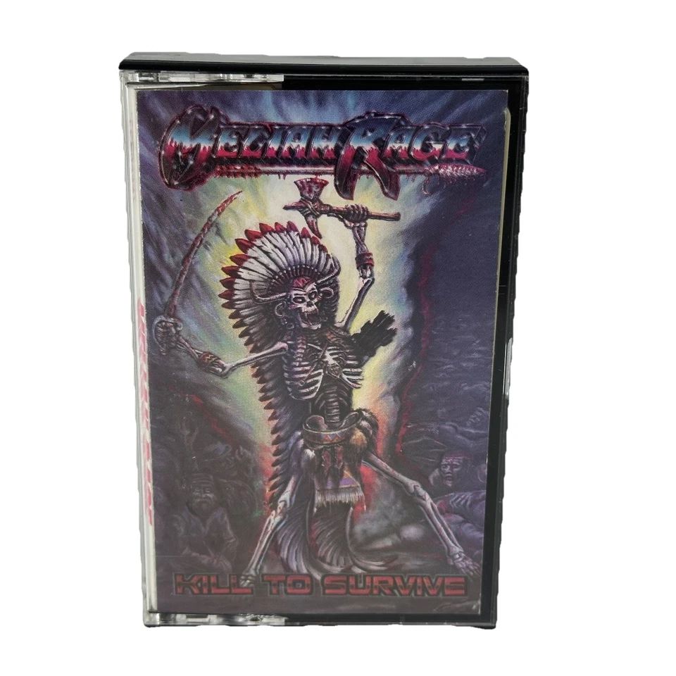 MELIAH RAGE Cassette-Kill To Survive  (1988-Thrash Metal) Rare Free Shipping Foto 1 de 4