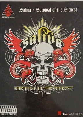 SALIVA GUITAR TAB / TABLATURA / SUPERVIVENCIA DE LOS MÁS ENFERMOS / CANCIONERO DE GUITARRA SALIVA Foto 1 de 4