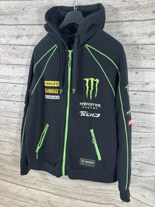 Monster Energy Tech 3 Racing Jacket Motorsport Mens Fleece Hoodie Size M Yr 2016 - Picture 1 of 4