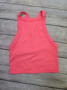 Wild Fable Women’s Cropped Tank Top Size Extra Small XS Bright Pink - Picture 1 of 6