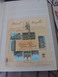 SELLOS POSTALES BELGIUM MNH (BELGIUM11) BRUSSEL GROTE MARKT - Imagen 1 de 2