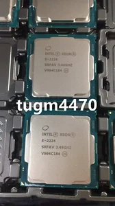 Intel Xeon e-2224 (QS) version CPU processor 3.4ghz 4-core 8 MB 71w lga1151- - Picture 1 of 1