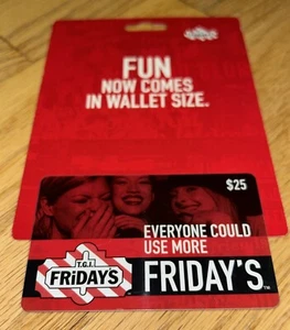 2004 Vintage TGIF Restaurant THANK GOD IT'S FRIDAY Gift Card (Collectible) - Picture 1 of 3