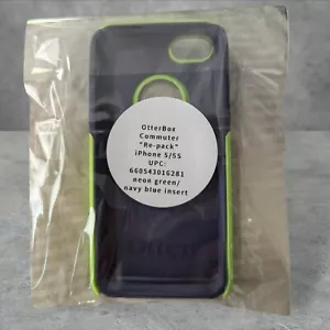 Y3. Otterbox Commuter Case Apple iPhone 5/5s Green/Blue Poly Bag See Descripti - Picture 1 of 2