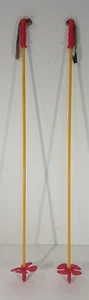 alte Skistöcke Skistecken Plastik für Ski Skier Kinderski Kinderskier 84 cm (43) - Picture 1 of 12