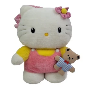 Hello Kitty Plush Toy 1999 Big Pink Ribbon Sanrio 41cm×35cm Excellent Condition - Picture 1 of 16