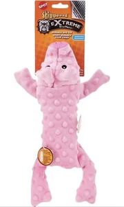 SPOT Ethical SKINNEEEZ EXTREME STUFFER PINK SCHWEIN Quietscher 14"" Hundespielzeug abholen - Bild 1 von 3