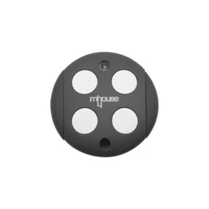 MHOUSE GTX4 Télécommande 433MHz 4 Canaux, Compatible Avec TX4,MT4,MOOVO,TX3Grise