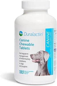 Duralactin Canine Anti Inflammatory Joint Arthritis Support 180 chewable tab - Picture 1 of 5
