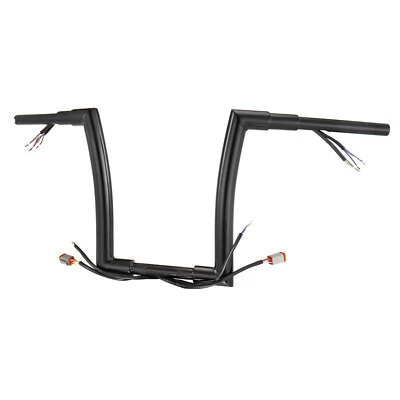 Manillar precableado 12" para Harley Sportster Dyna Softail Road King 1996-2006 Foto 1 de 4
