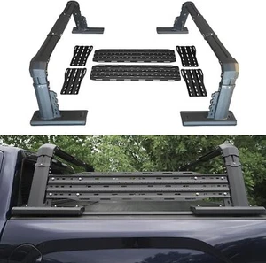 Universal Adjustable Length Pickup Truck Ladder Rack & Expansion Tool fit Trucks - Picture 1 of 11