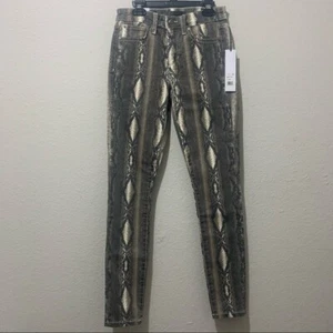 NWT Joe's Jeans Snake Skin Print Skinny Jeans - Picture 1 of 5