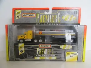 Matchbox 1996 Premiere Collection (Series 1) Shell Tanker Toy Truck, Rigs (NIB) - Picture 1 of 12