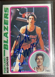 1978-79 Bob Gross Autographed Card Portland Trail Blazers Card #98 - Picture 1 of 2