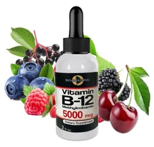 Vitamin B Complex Vitamin B1, B5, B2, B3, B6, B7, B12 Immunity 2oz USA - Picture 1 of 7