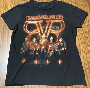 Medium Women’s Black Veil Brides VALE Shirt Rock Metal - Picture 1 of 5