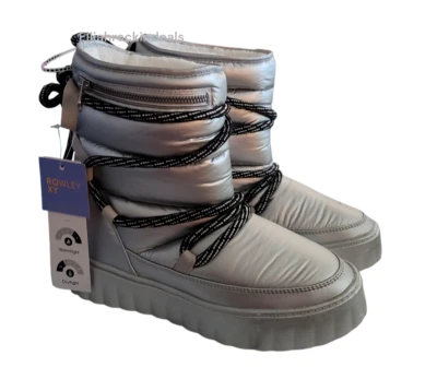NUEVAS BOTAS ESCOCESAS MUJER ROXY COLECCIÓN INVIERNO AELLA CR PLATEADAS TALLA 7, 10 Foto 1 de 4