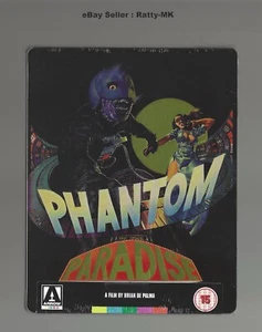 PHANTOM OF THE PARADISE - UK EXCLUSIVE BLU RAY STEELBOOK - NEW & SEALED - Picture 1 of 8