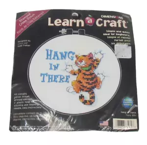 Dimensions Learn A Craft 73062 Kit punto croce timbrato per gatti da appendere lì - Foto 1 di 2
