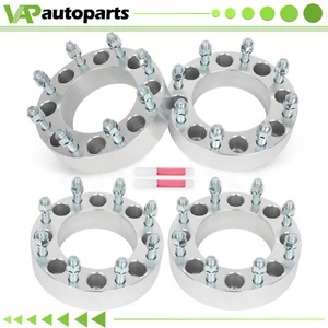 4Pcs 2" Wheel Adapters 8x170 to 8x180 Fits Chevy Wheels on Ford Trucks 14x1.5 - Picture 1 of 7