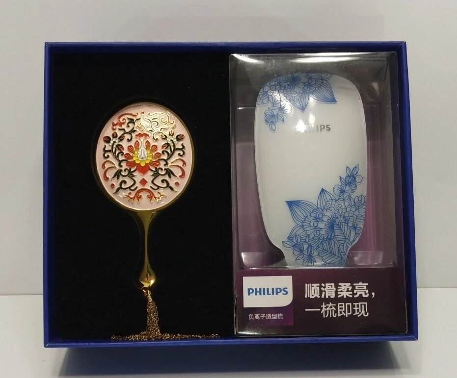 Nuevo Peine Eléctrico Philips HP4722 EasyShine Cepillo de Estilo Iónico Funciona con Pilas Foto 1 de 4