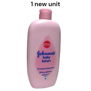 1 NEW Johnson's Baby Lotion Original Formula 500mL Pink Discontinued 16.9oz RARE - Picture 1 of 4