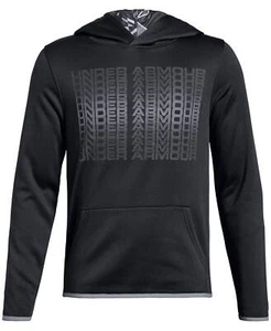 Under Armour Boys Branded Logo-Print Hoodie - Size Small - Picture 1 of 3