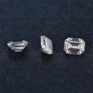 Lab Grown 5.00 Ct Loose CVD Diamond Emerald Cut VVS1 Clarity D-F White Colorless - Picture 1 of 8