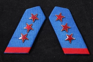 RARE! Hungary Munkásőr Worker Guardian Unit Fellow I Collar Board Tab Pair  - Bild 1 von 2