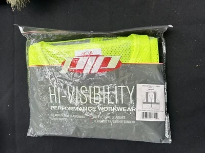 High Visibility Reflective Vest, Mesh, Fluorescent Yellow Sz MEDIUM Type R2 - Image 1 of 3