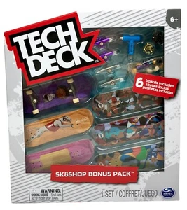 Nuevo en caja Tech Deck Hopps Sk8Shop Paquete de bonificación Diapasones Mini Patinetas 6 Tableros - Imagen 1 de 11