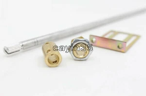 300 mm Aluminium Lautstärke Potentiometer Verlängerungswelle Audio Verbindungsstange lange Stange M - Bild 1 von 5