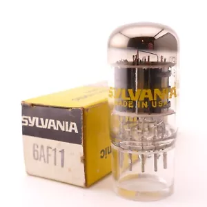 Tubo One SYLVANIA 6AF11 NUEVO EN CAJA Fuerte Triodo/Triodo/Pentodo HICKOK 6000A - Imagen 1 de 1