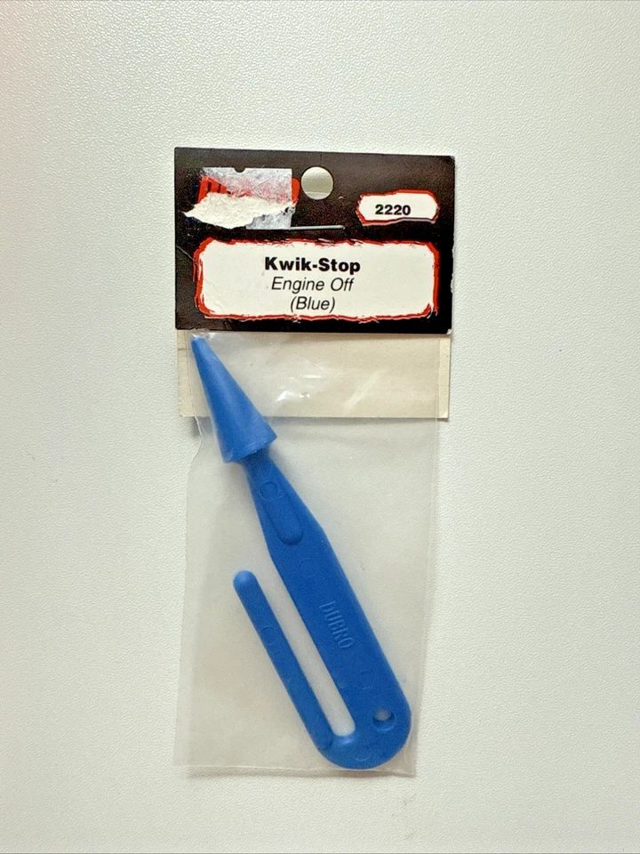 DUBRO KWIK-STOP ENGINE OFF TOOL (BLUE) NEW OLD INVENTORY - Image 1 of 1
