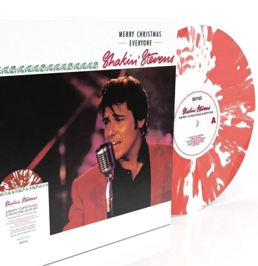 SHAKIN STEVENS Merry Christmas Everyone LP (NEW** Coloured Vinyl 2022) - Image 1 of 4
