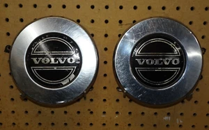 (2) 1987 Volvo 780 Original Center Cap Caps Wheel Rim Hub Cover V-6 - Picture 1 of 17