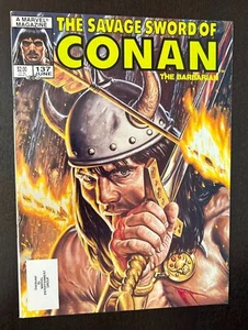 Savage Sword of Conan #137 (Marvel Comics 1987) -- Sehr guter Erhaltungszustand/NM (B) - Bild 1 von 2