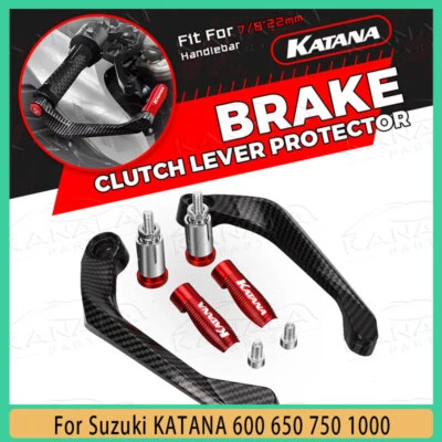 For Suzuki KATANA 600 650 750 1000 Brake Clutch Levers Handlebar Guard Protector — 第 1/4 张图片