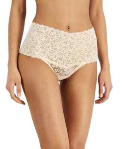 I.N.C International Concepts Women’s High Waist Lace Thong, Almond Latte, XXL - Picture 1 of 1