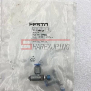 1PCS NEW FESTO Pressure Valve GRLA-M5-QS-4-RS-D 197577 - Picture 1 of 1