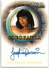 Xena Beauty &amp; Brawn: Autograph A26 Josephine Davison as Cleopatra 2002 Auto