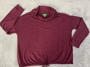 DIP Wasserfallausschnitt Pullover mit Gummizug - Gr. L - Bild 1 von 7