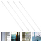 4 Pcs Shutter Rotary Rod Plastic Office Clear Curtain Blind