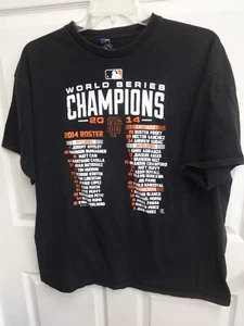 Vintage MLB San Francisco Giants 2014 World Series Champs T-Shirt Men 2XL - Picture 1 of 4