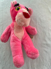Vintage Pink Panther Plush 1989 Mighty Star 10" Stuffed Animal Movie Collectible
