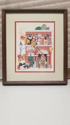 Departamento de Bomberos de Bear Town Impresión enmarcada Foto 1 de 2