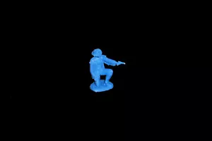 General Custer 7th Cavalry Little Big Horn 54mm resin toy soldiers Marx playset - Picture 1 of 4