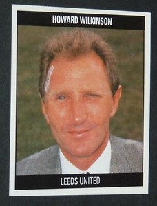 #MG41 HOWARD WILKINSON LEEDS UNITED PEACOCKS WHITES FOOTBALL ORBIS 1989-1990 
