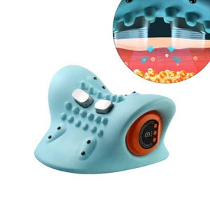 Electric Massager Cervical Pillow EMS Electronic Hot Compress Vibration - Picture 1 of 7